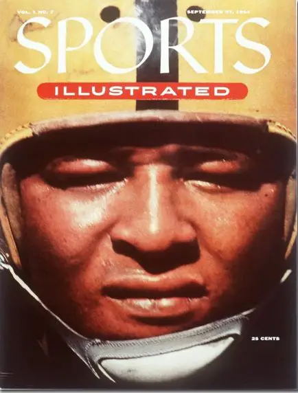 Calvin Jones on the cover of Sport Illustrated